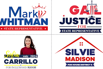 design modern professional political campaign logo