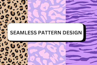 design unique seamless patterns
