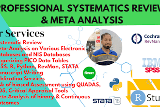 write systematic review and meta analysis