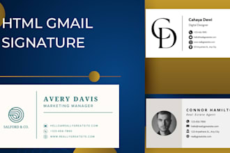 design html gmail signature