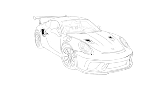 make a simple illustration car