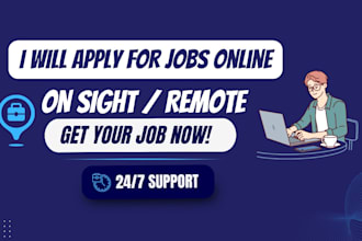 apply for jobs on your behalf