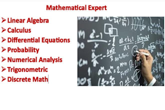 assist in calculus , linear algebra , differential equations