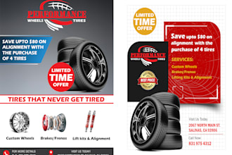 create elegant business poster flyer design for marketing