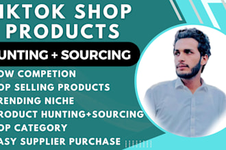 hunt and source winning products for your tiktok shop