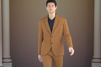 make custom 3d virtual clothing, 3d garment design in clo3d