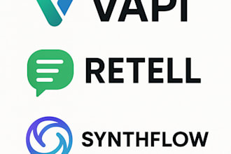 make an ai voice agent using vapi, bland, synthflow, retell, livekit