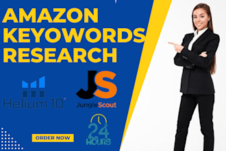 run helium10 for amazon fba keywords research for PPC campaigns