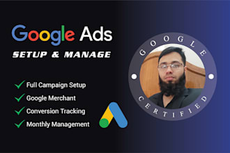 set up and manage google ads adwords, display and shopping ads, ppc campaigns