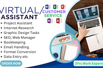 be executive virtual assistant, customer support expert for business growth