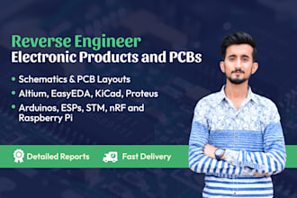 reverse engineer existing electronic products and pcb boards