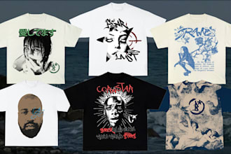 design professional streetwear graphics for your clothing brand or merch