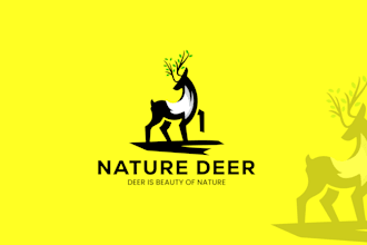 create modern logo design for your business with copyrights