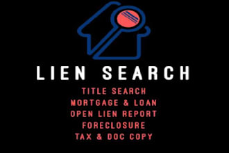 find lien, mortgage and all deed for your property