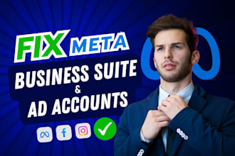 manage meta business suite and fix restricted ad accounts