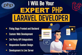 be your expert PHP laravel developer and develop saas web applications