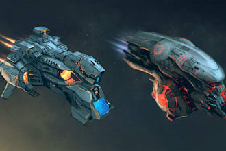 make spaceship or vehicle concept art
