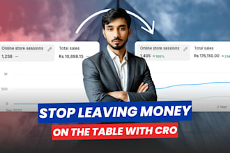 increase your conversion rate with cro optimization audit, review for shopify