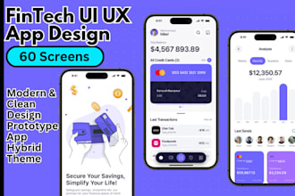 style hybrid fintech uiux app design crypto wallet stock trading uiux mobile app