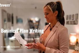 write business plan, financial plan