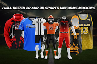 design baseball basketball and other sports uniforms for you