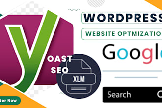 do wordpress on page SEO with yoast, all green stats