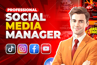 be your social media marketing manager and personal assistant