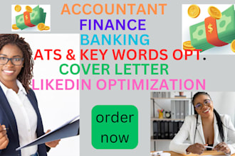 write an accountant, ats optimized, banking and finance resume
