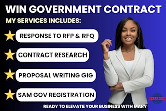 write contract proposal, win government contract proposal, response to rfp, bids