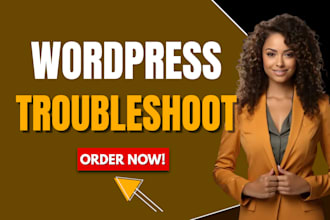 do wordpress troubleshooting, support or help