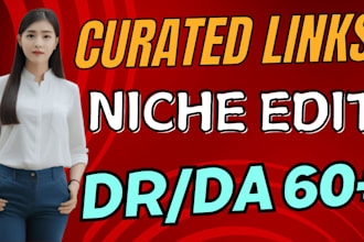 do curated links link insertion, niche edits on traffic blogs