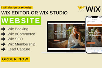 do wix website redesign wix website design wix website development wix studio
