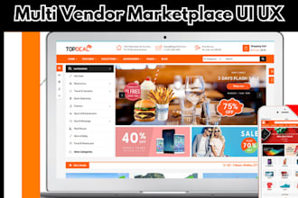 craft ecommerce website multi vendor marketplace app multivendor app uiux design