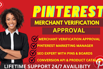 connect ecommerce store to pinterest merchant verification approval