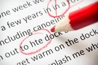 proofread documents for grammar and spelling check