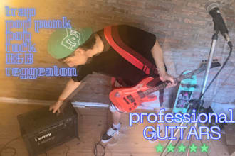 record epic guitars for your song or loops for your beats