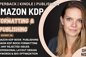 do KDP cover and book formatting for paperback and hardcover