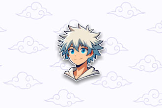 create anime mascot or cartoon character for your brand
