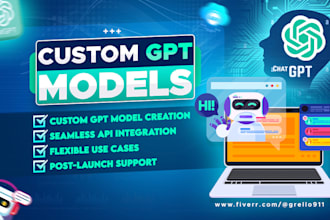 create custom gpts, gpt models and prompts with API integration and automation