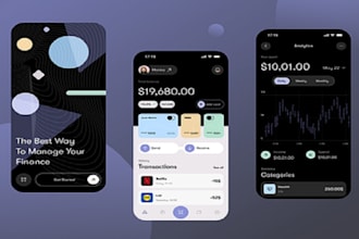 develop fintech app, wallet app, investment app, neobank app