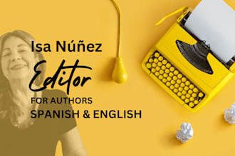 edit your whole book in spanish or english