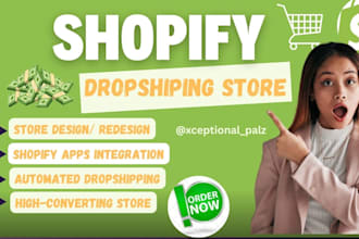revamp, clone, copy and redesign existing shopify website or shopify store