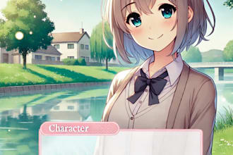 code for a visual novel or adventure game using renpy engine