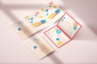 create beautiful poster for restaurant or small business