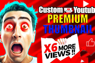 youtube thumbnail design and clickbait thumbnail