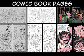 create comic book pages for your amazing stories