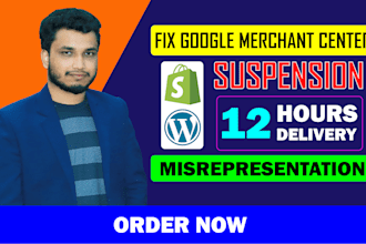 fix google merchant center suspension fix misrepresentation gmc shopping ads