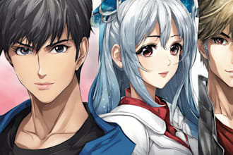 draw manga anime portrait from your photo