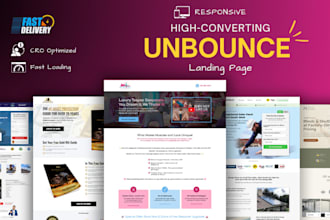 create landing page with unbounce, unbounce landing page