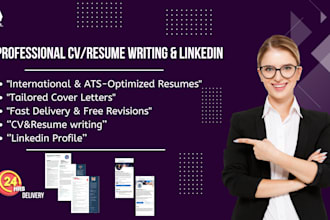 craft tailored resumes, cover letters, and linkedin profiles for job success